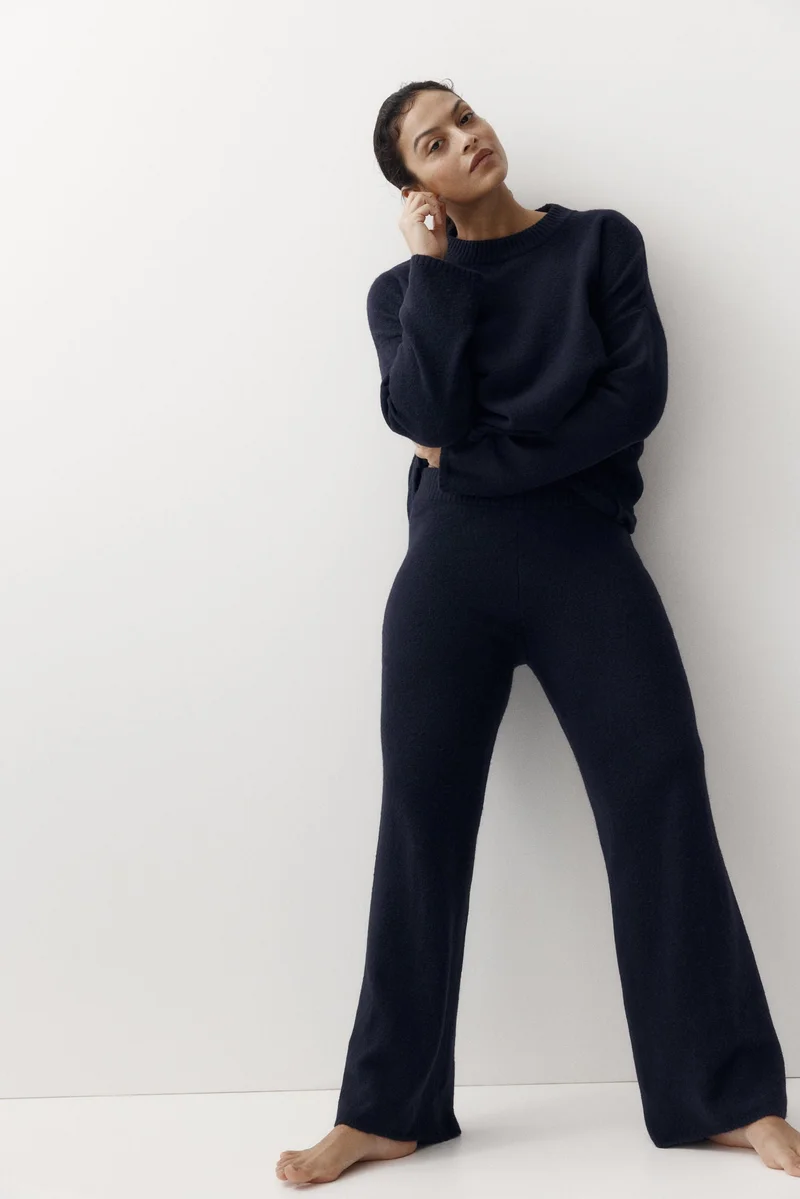 H&M Fine-knit trousers